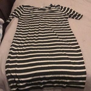Charcoal striped Julia